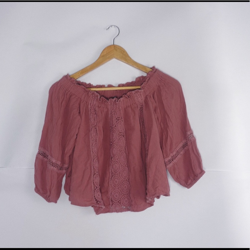 Cute off shoulder long sleeve